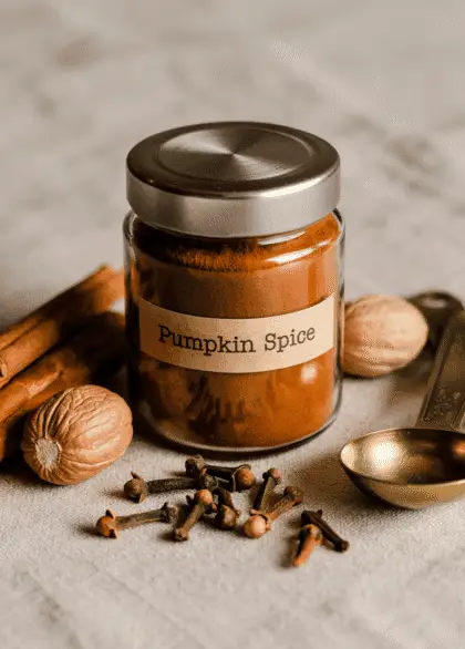 jar of pumpkin spice mix