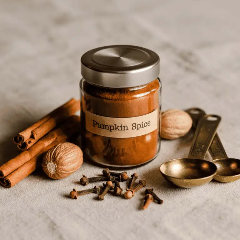 jar of pumpkin spice mix