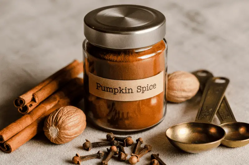 jar of pumpkin spice mix