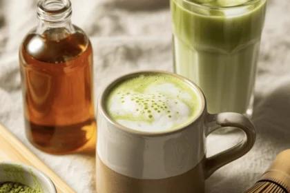 The Best Pumpkin-Spice Matcha Latte — Quick, Cozy & Delicious 2 pumplin matcha latte 12