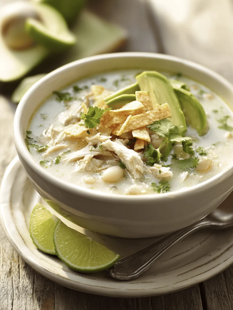 Easy Slow Cooker White Chicken Chili Verde 3 slow cooker white chili 13