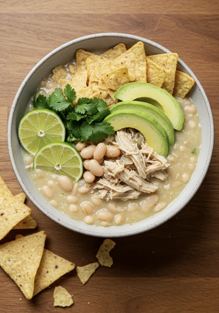 Easy Slow Cooker White Chicken Chili Verde 2 slow cooker white chili 20