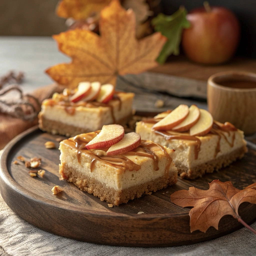 20 Easy Thanksgiving Desserts That Steal the Show (No Pie Required!) 2 1 caramel apple cheesecake bars 20251025 193833 1449 20251025 193837 y5q6