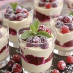 20 Easy Thanksgiving Desserts That Steal the Show (No Pie Required!) 36 5 cranberry white chocolate mousse cups 20251025 194123 5847 20251025 194134 9n4j