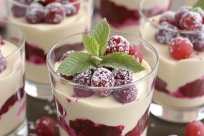 20 Easy Thanksgiving Desserts That Steal the Show (No Pie Required!) 1 5 cranberry white chocolate mousse cups 20251025 194123 5847 20251025 194134 9n4j