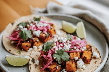 Cozy Fall Butternut Tacos with Smoky Maple Butter and Pink Onions 1 Maple Butter Butternut Tacos 15