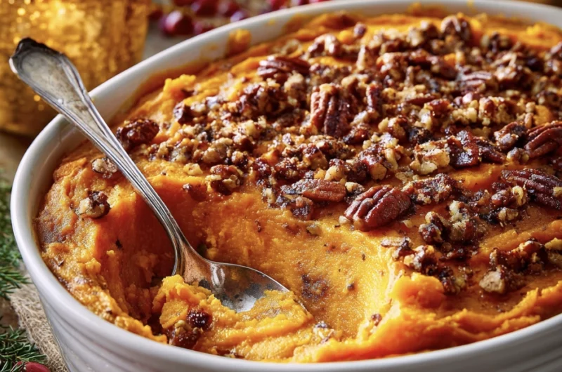 Crazy Simple Maple-Pecan Sweet Potato Bake With Brown Butter Swirl 12 Maple Pecan Sweet Potato Bake 6