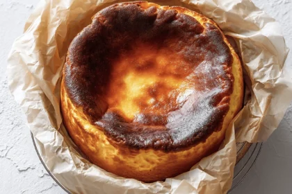 Ultimate Easy Basque Burnt Cheesecake with 8 Delicious Topping Ideas 2 basque cheesecake 3