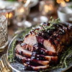 blueberry glaze christmas ham 3