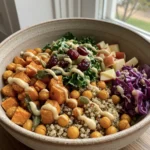 Ultimate Cozy Fall Buddha Bowl (Maple Sweet Potatoes, Sage Chickpeas & Apple-Tahini Drizzle) 36 fall buddha bowl 15
