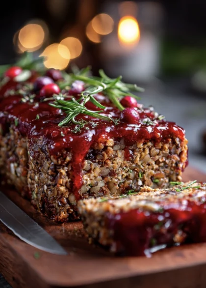 festive vegan nut roast 19