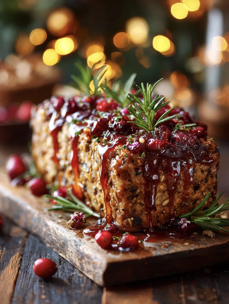 festive vegan nut roast 23