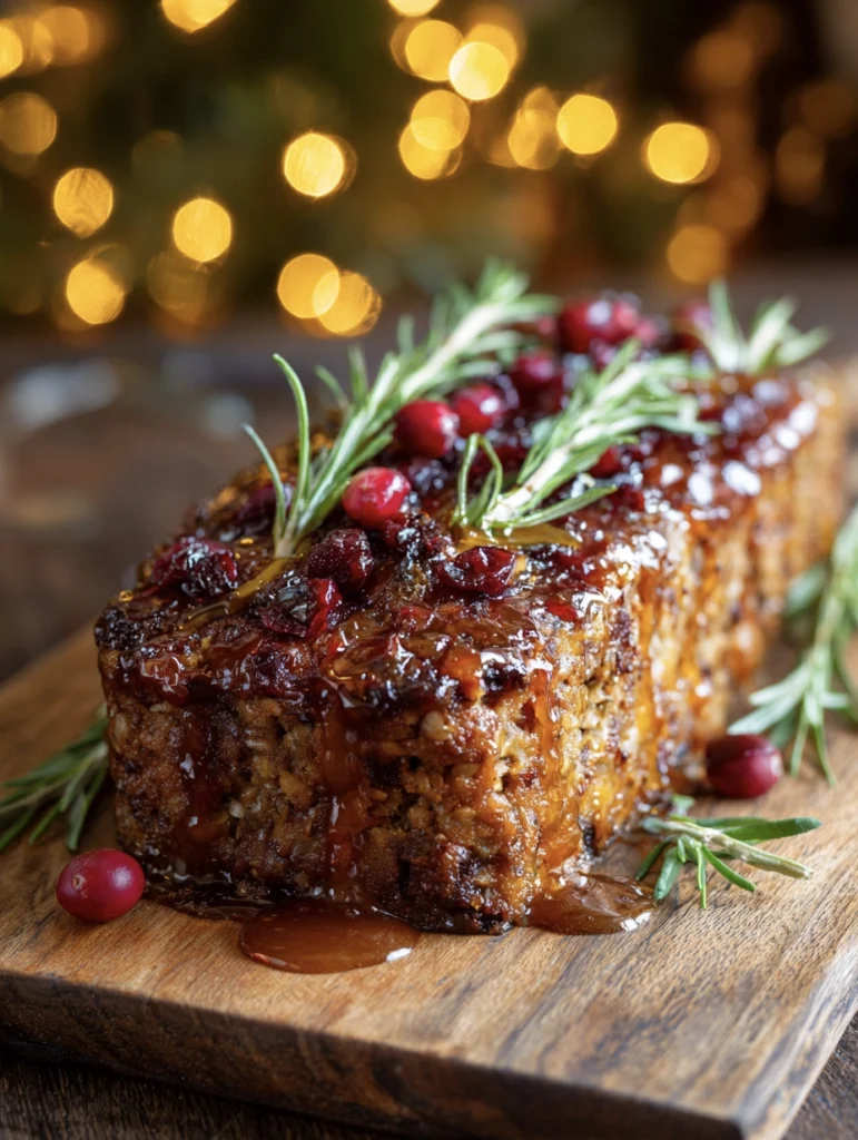 festive vegan nut roast 24