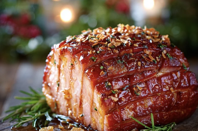 Irresistibly Sticky Pineapple Ginger Ham With Toasted Coconut Crunch 17 pineapple and ginger ham7