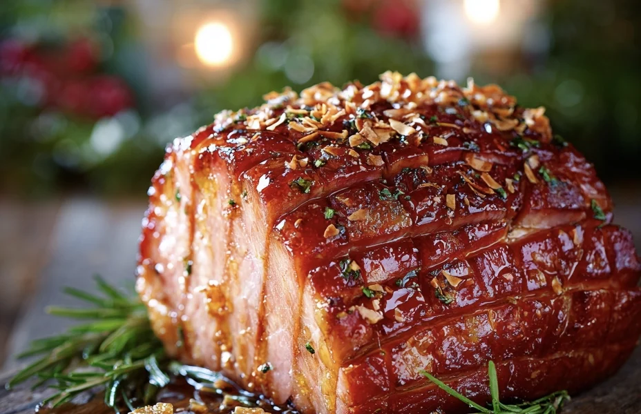 Irresistibly Sticky Pineapple Ginger Ham With Toasted Coconut Crunch 1 pineapple and ginger ham7