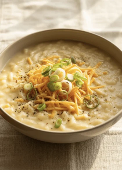 30 Minute Creamy Potato Soup with Hash Browns and Cream Cheese 5 potato soup 5