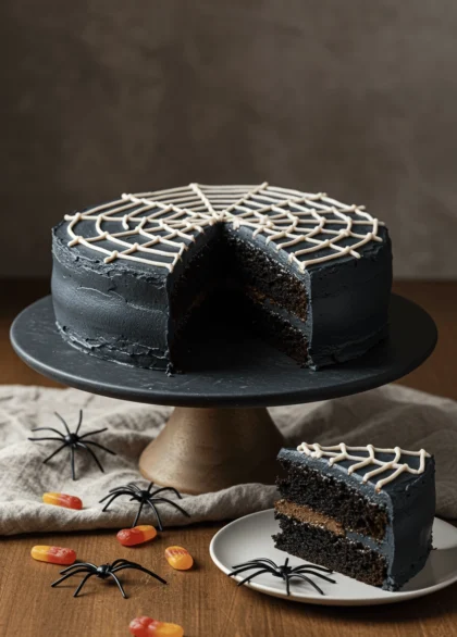 spider web cake 8