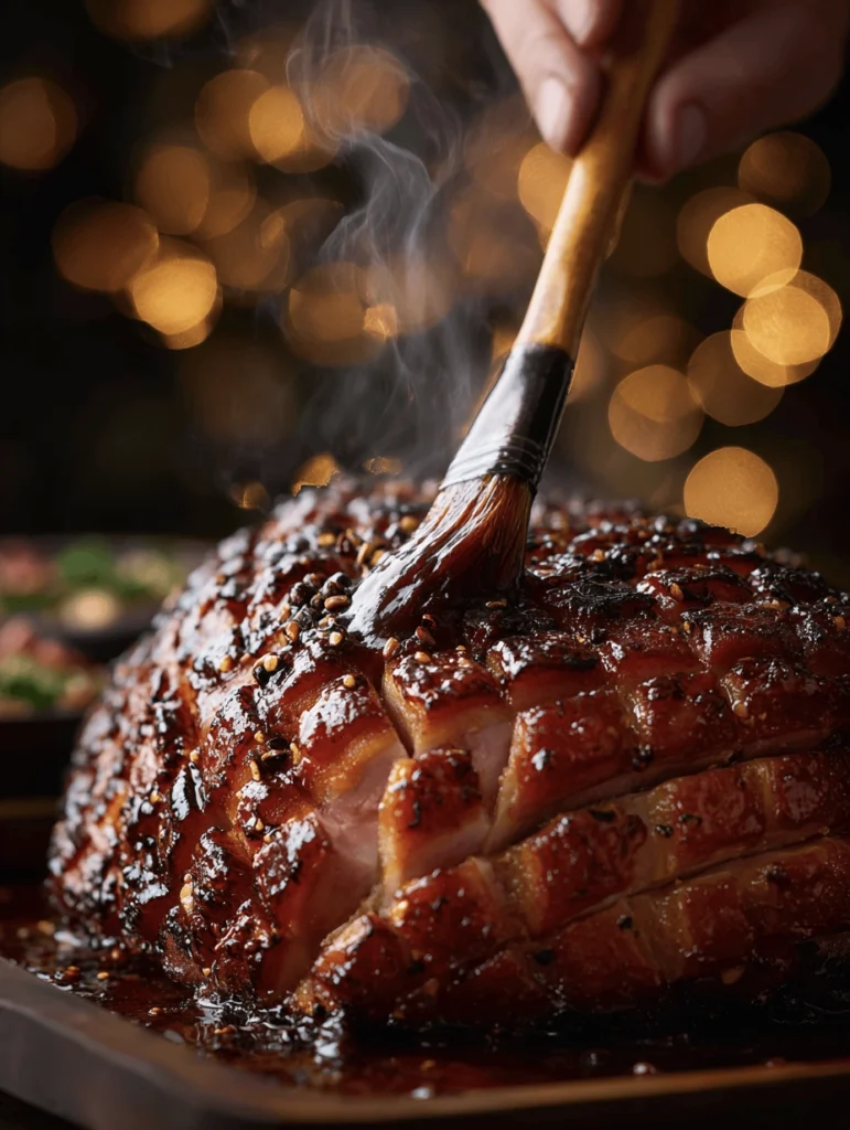 Cherry Cola Ham With a Spiced Brown Sugar Glaze 14