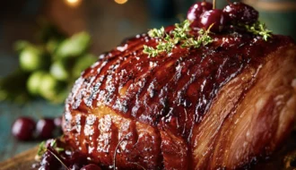 Cherry Cola Ham With a Spiced Brown Sugar Glaze 26