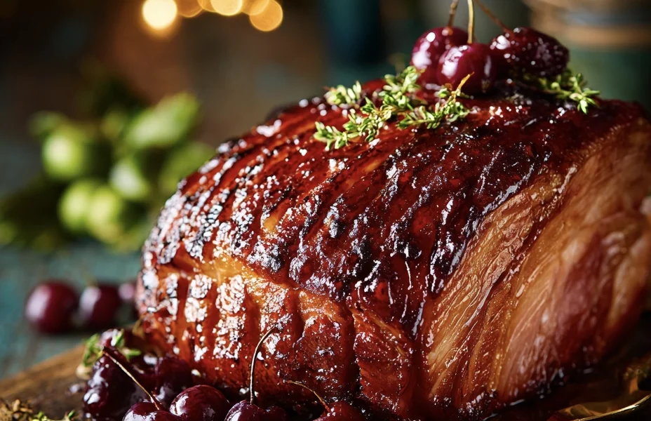 Cherry Cola Ham With a Spiced Brown Sugar Glaze 26