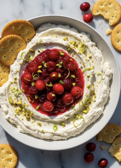 Cranberry Jalapeno Whipped Feta 7