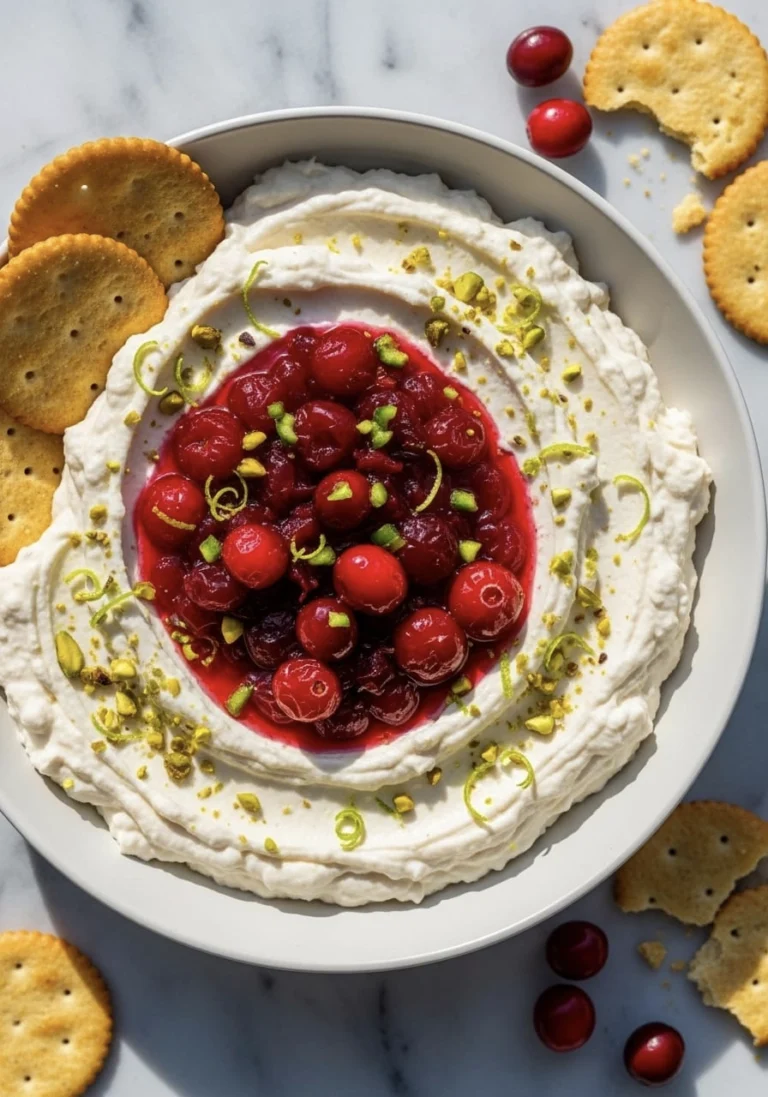 Epic Cranberry Jalapeño Whipped Feta (Sweet Heat Perfection!)