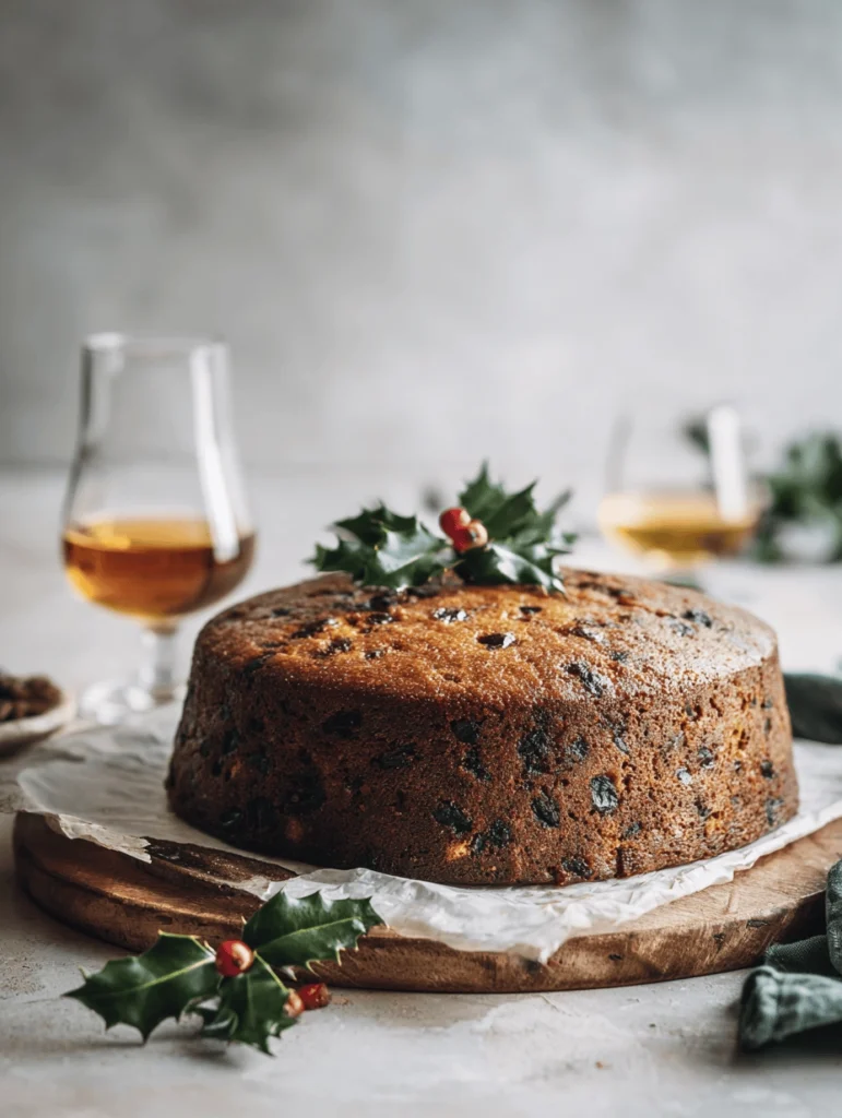 traditional irish whiskey christmas fruit cake 12
