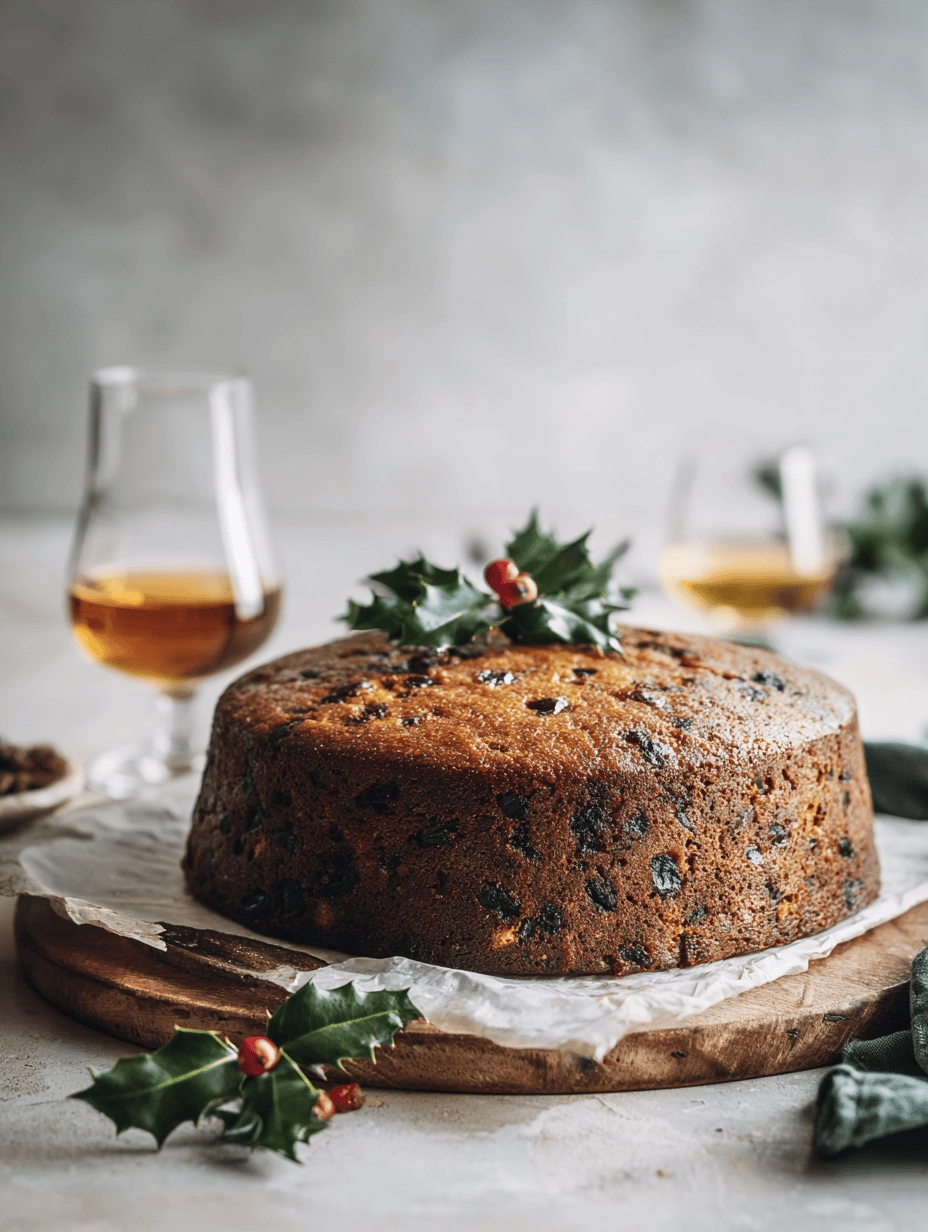 traditional irish whiskey christmas fruit cake 12