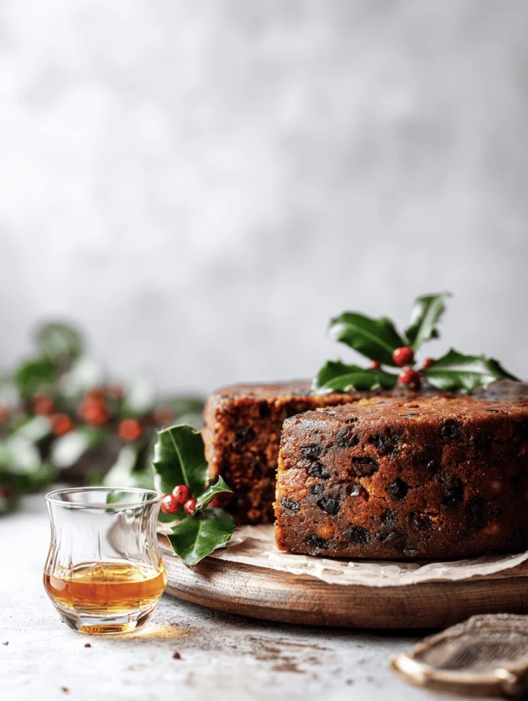 traditional irish whiskey christmas fruit cake 14