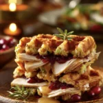 turkey sandwich with stuffing waffle 24