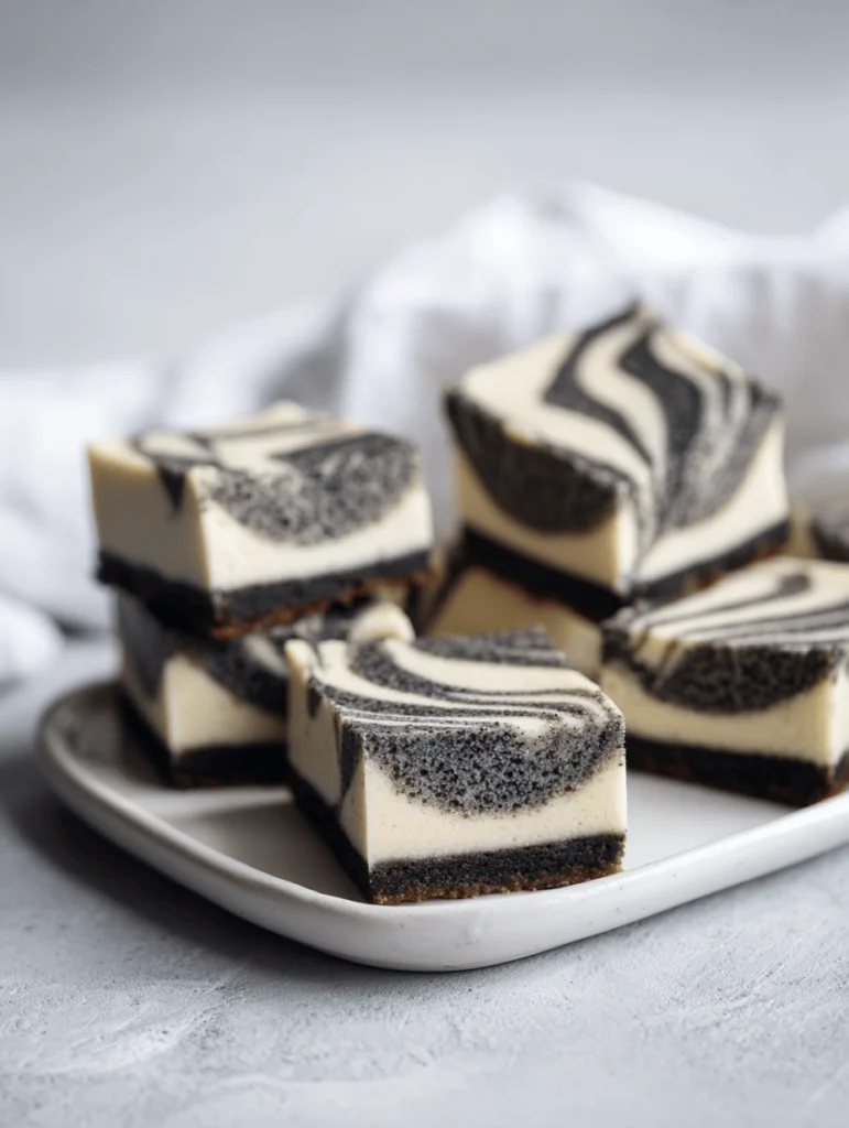 Black Sesame Cheesecake Bars That Look Fancy but Are Surprisingly Easy 3 black sesame marbled cheesecake 5