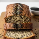 black sesame sesame seed banana bread 1