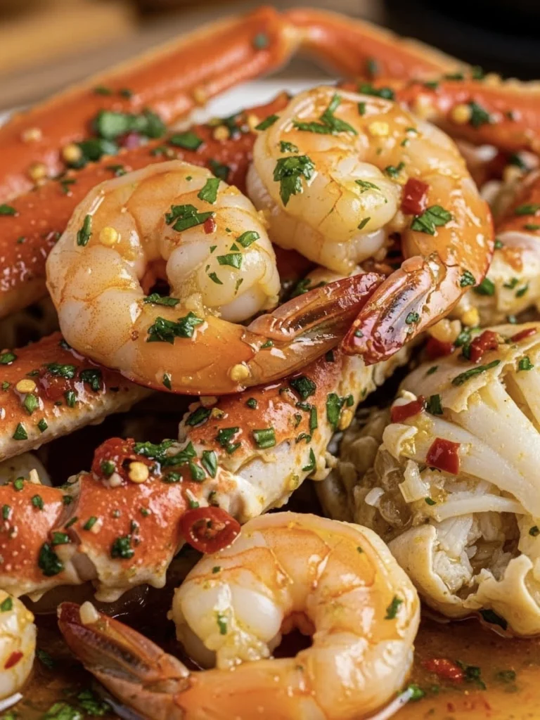 Juicy Cajun Seafood Boil With Rich Garlic Butter Sauce 2 cajun seafood boil 14