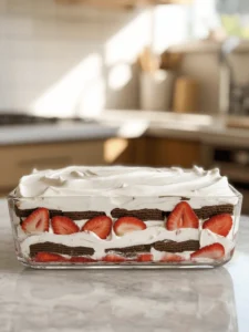 strawberry ice box cake 10