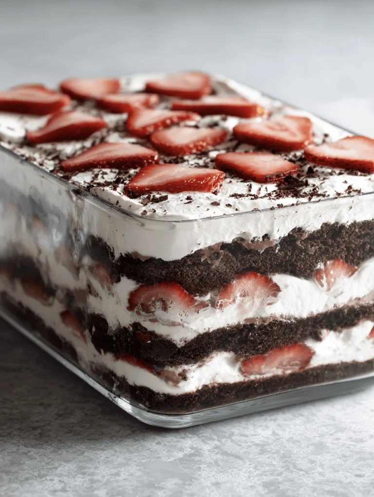 No-Bake Strawberry Chocolate Icebox Cake
