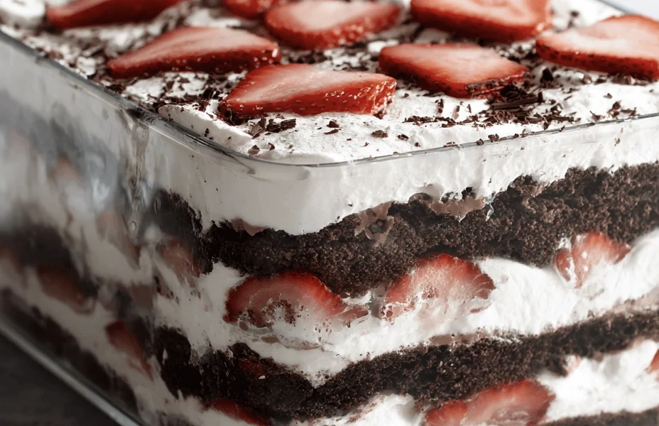strawberry ice box cake 3