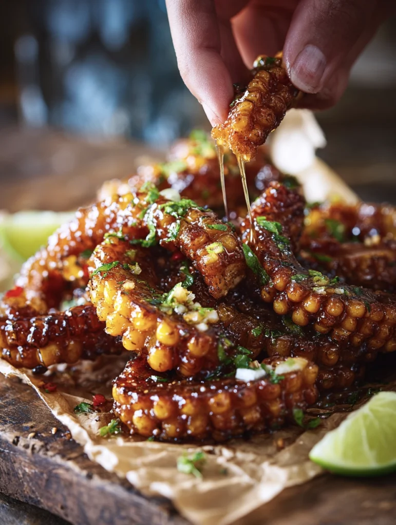 Air Fryer Honey Butter Corn Ribs 10