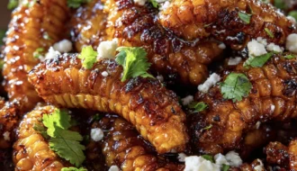 Air Fryer Honey Butter Corn Ribs 13