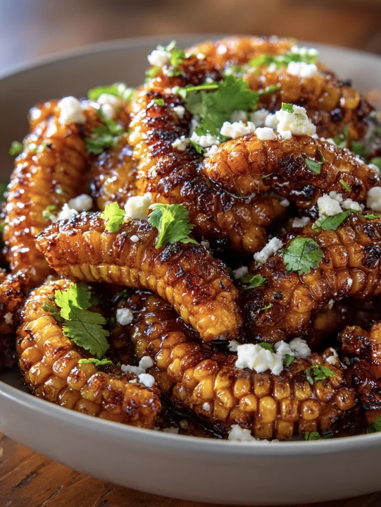 Air Fryer Honey-Butter Corn Ribs (Sweet Heat, Sticky & Addictive)