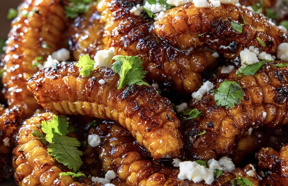 Air Fryer Honey Butter Corn Ribs 13