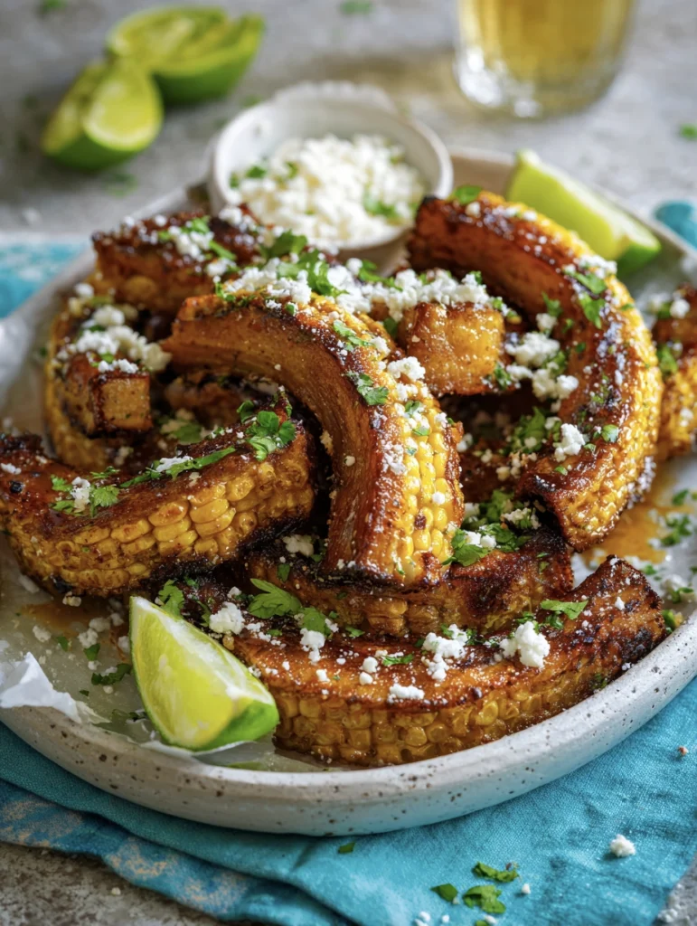 Air Fryer Honey Butter Corn Ribs 2