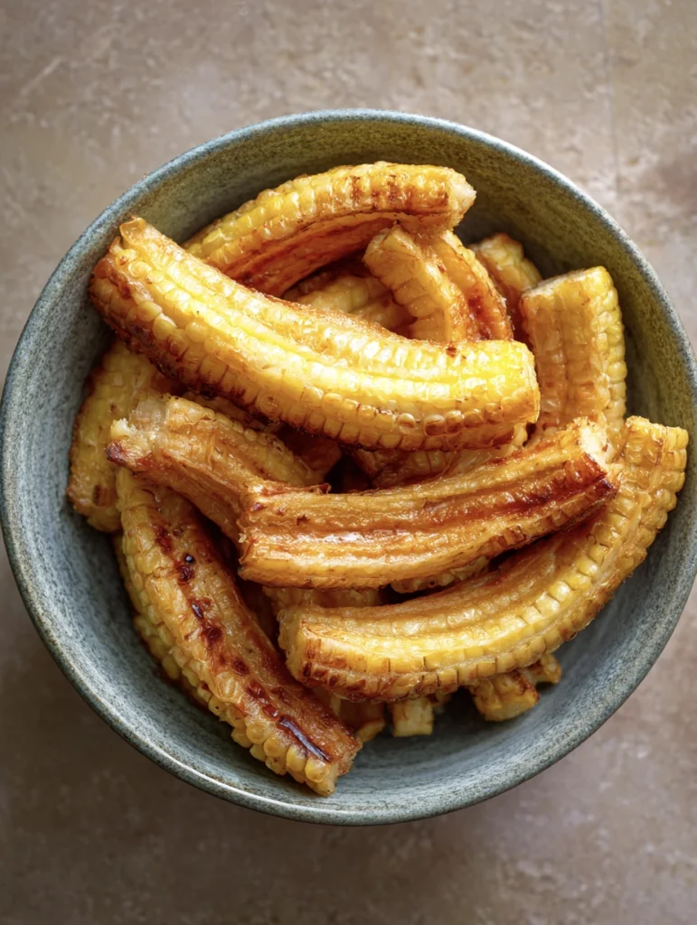 Air Fryer Honey Butter Corn Ribs 8