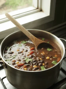 Easy Mexican Black Bean Soup (One Pot, Budget-Friendly, Seriously Good) 5 Mexican black bean soup 14