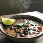Mexican black bean soup 2