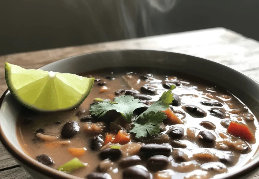 Easy Mexican Black Bean Soup (One Pot, Budget-Friendly, Seriously Good) 1 Mexican black bean soup 2
