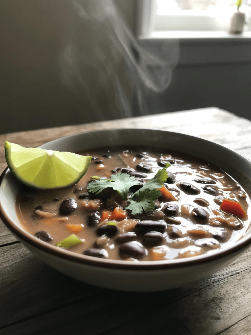 Easy Mexican Black Bean Soup (One Pot, Budget-Friendly, Seriously Good) 4 Mexican black bean soup 2