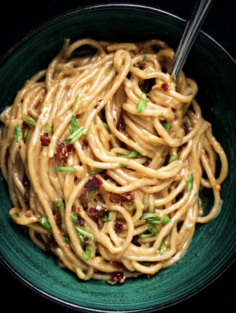 Peanut Butter Ramen Carbonara 6