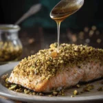 Pistachio Crusted Salmon with Brown Butter Vinaigrette 2