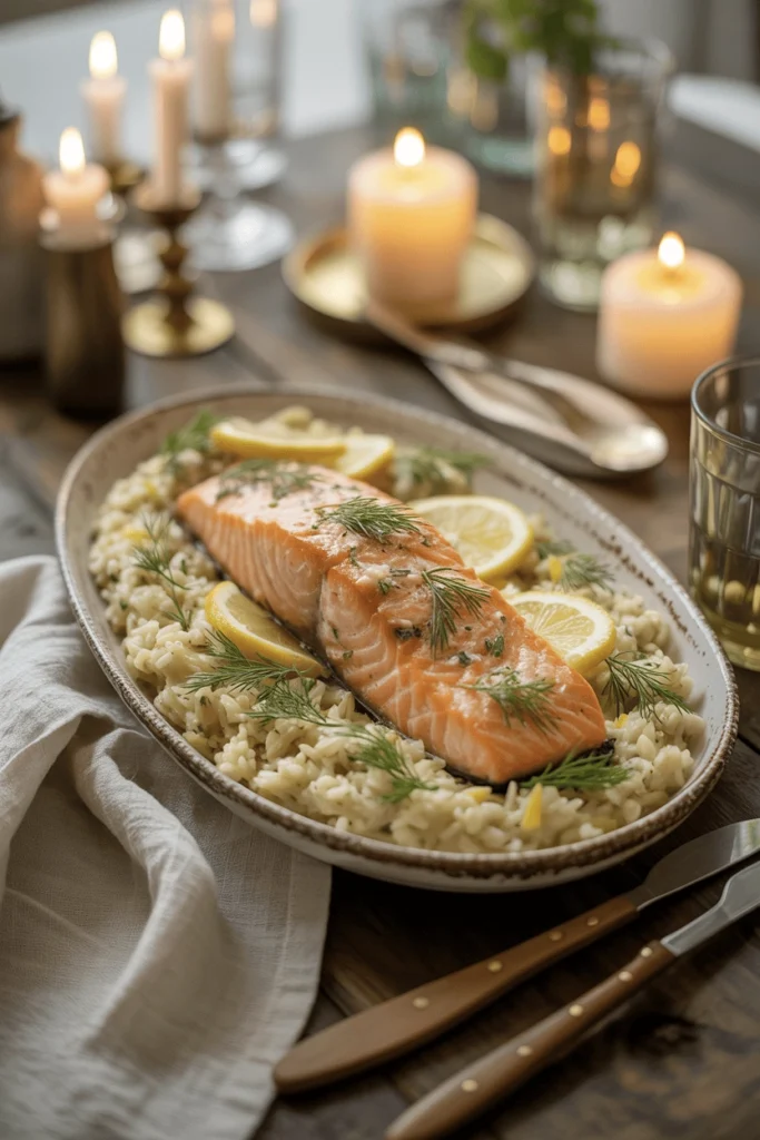 15 Easy, Healthy Meals for Busy, Tired People Who Still Want Dinner to Taste Good 5 baked salmon dill 1