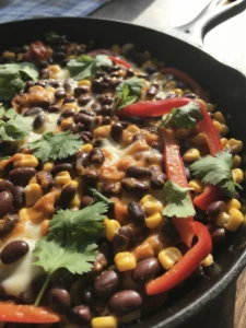 black bean and corn taco skillet 18